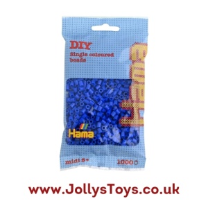 Pack of 1000 Blue Hama Beads